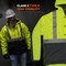 Ergodyne Jacket, Sherpa; Polyester, Class 2 Type R, Lime, S 8275 - alternate 2